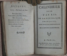 Load image into Gallery viewer, Delices de Paphos, Almanach Chantant, 1803-1804. Rochette, chez, Imprimeur, rue d'Enfet, 772. Paris. 1803. >>Unrecorded French Lovers' Almanac<<