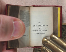 Load image into Gallery viewer, Holy Bible containing Old and New testaments. Bryce, David & Son. Glasgow. 1901. >>Fabulously rebound miniature English Bible<<