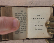 Load image into Gallery viewer, Bible in Miniature or a Concise History of Both Testaments. McDowall, T. & W. Edinburgh. Circa 1845.>>Miniature Scottish Thumb-Bible with rare green title-page<<