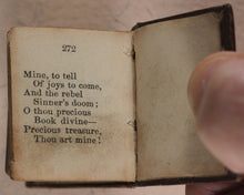 Load image into Gallery viewer, Bible in Miniature or a Concise History of Both Testaments. McDowall, T. & W. Edinburgh. Circa 1845.>>Miniature Scottish Thumb-Bible with rare green title-page<<