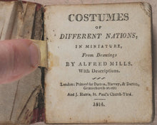 Load image into Gallery viewer, Miniature Historic Library, in Eight volumes. Early illustrated miniature children's books in oak chest. Alfred Mills. Darton and Harvey. London. 1807-