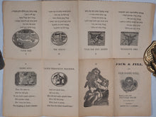 Load image into Gallery viewer, Nursery rhymes, from the royal collections + The Renowned History of Dame Trot and Her Cat + Cries of Banbury and London + Jack & Jill & Old Dame Gill. J.G.Rusher. Banbury. C.1820.