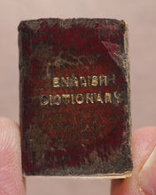 Load image into Gallery viewer, Smallest English Dictionary in the World. Bryce, David & Son. Glasgow. 1893.>>MINIATURE BRYCE DICTIONARY IN LOCKET<<