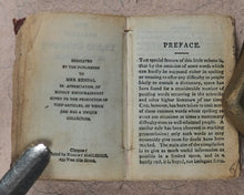 Load image into Gallery viewer, Smallest English Dictionary in the World. Bryce, David & Son. Glasgow. 1893.>>MINIATURE BRYCE DICTIONARY IN LOCKET<<