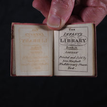 Load image into Gallery viewer, Infant's Library. Marshall, John. Circa 1800. 16 volumes. Complete with original sycamore bookcase.
