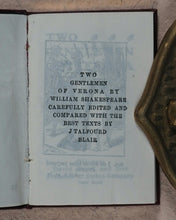 Load image into Gallery viewer, Shakespeare, William. Two Gentlemen of Verona. Bryce, David & Son. Glasgow. 1904.