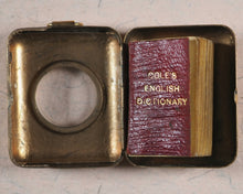 Load image into Gallery viewer, Smallest English Dictionary in the World. Bryce, David & Son. Glasgow. Circa 1896.>>Scarce miniature promo for world's largest bookshop in 1896<<