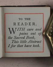 Load image into Gallery viewer, Thumb Bible by Bishop Jeremy Taylor. Hodder & Stoughton. London. 1888.