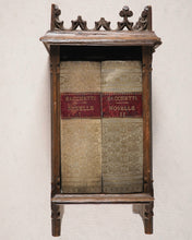 Load image into Gallery viewer, Sacchetti, Franco. Novelle cittadino fiorentino. G. Barbera, editore. Firenze. 1860. >>MINIATURE BOOKS WITH OCCULT ASSOCIATION IN GOTHIC BOOKCASE<<