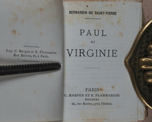 Load image into Gallery viewer, Saint-Pierre, Henri Bernardin de. Paul et Virginie. Marpon, C. et Flammarion, E. 26, rue Racine, près de l'Odéon. Paris. Circa 1892.