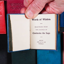 Load image into Gallery viewer, Confucius. Words of Wisdom. Selections from the Sayings of Confucius the Sage. Hills & Co. Ye St. Luke's Press. London. Circa 1910.