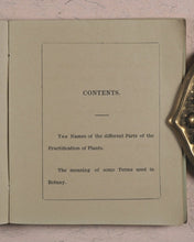 Load image into Gallery viewer, Clavis Botanica. A Key to the Study of Botany: on the System arranged by Linnaeus. Fry, Edmund, Houndsditch. London. 1834.