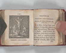 Load image into Gallery viewer, Janes, Edmund S. (abridged and collated by). Miniature Bible with Engravings. Harmstead, J. Philadelphia. 1840.
