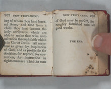Load image into Gallery viewer, Janes, Edmund S. (abridged and collated by). Miniature Bible with Engravings. Harmstead, J. Philadelphia. 1840.