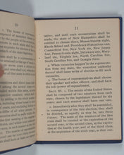 Load image into Gallery viewer, Constitution of the United States of America. With History of the Proceedings taken to celebrate the Centennial Anniversary of its framing and promulgation, September 15, 16, and 17, 1887. Murphy's Sons, Wm. F. 509 Chestnut Street. Philadelphia. 1887.