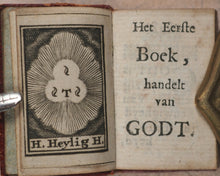 Load image into Gallery viewer, Biblia ofte Inhoud en kern der gantschen H. Schrift. Blyvenburg, Willem. Gravenhage. 1719.