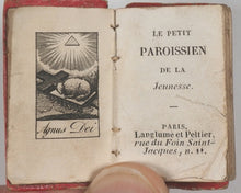 Load image into Gallery viewer, Petit Paroïssien de la Jeunesse. Langlumé et Peltier. Rue du Foin Saint-Jacques, no. 44. Paris. Circa 1825.