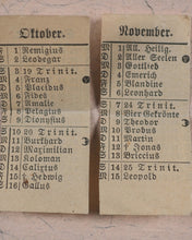 Load image into Gallery viewer, Almanach 1879. Germany. Novel brass folding case.