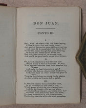 Load image into Gallery viewer, Byron, George Gordon Noël. Don Juan in 16 Cantos. Cornish & Co. 126 Newgate St.London. Circa 1845.