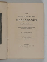 Load image into Gallery viewer, Shakespeare's House. Ulster Stationery Company. Containing Illustrated Pocket Shakespeare. Bryce, David & Son. Glasgow. 1886.
