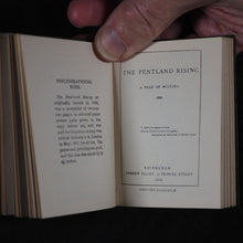 Load image into Gallery viewer, Stevenson, Robert Louis. Pentland Rising: A page of history. 1666. With Memorials of Robert Louis Stevenson. Bryce, David & Son. Glasgow. Circa 1905. With original brass bust.