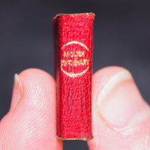 Load image into Gallery viewer, Smallest English Dictionary in the World. Comprising: besides the ordinary & newest words in the language, short explanations of a large number of scientific, philosophical, literary & technical terms. Bryce, David & Son. Glasgow. 1893. SILVER LOCKET