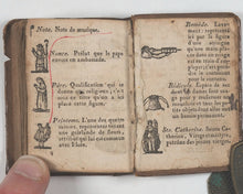 Load image into Gallery viewer, Petit oracle des amans, ou, Les horoscopes de l'amour, mis en rébus : ouvrage dans lequel chacun peut trouver toutes les vérités plaisantes qui le concernent. Castiaux, Libraire. Lille. Circa 1822.