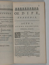 Load image into Gallery viewer, Corneille, Pierre. Oedipe, Tragedie. Suivant la Copie imprimée a Paris. 1663