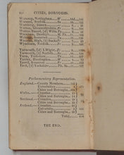 Load image into Gallery viewer, Maunder, Samuel. Little gazetteer or Geographical dictionary in miniature.Topographical features, commerce, manufactures, productions & statistics, of the world: population table of England and Wales. Noble, T. 79 Fleet Street. London. 1846.