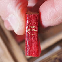 Load image into Gallery viewer, Smallest English Dictionary in the World. >>DE LUXE BRYCE MINIATURE DICTIONARY<< Publication Date: 1900 CONDITION: VERY GOOD