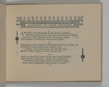Load image into Gallery viewer, Omar Khayyam. Edward Fitzgerald, translator. Rubaiyat of Omar Khayyam. Bryce, David & Son. Glasgow. 1904.