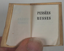 Load image into Gallery viewer, Pensées Russes. Kundig, Andrée. Genève. 1969.