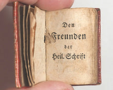 Load image into Gallery viewer, Biblia, oder Inhalt der ganzen Heil. Schrift, mit 6 Kupf. Cansteinsche Bibelanstalt. Halle. 1816.