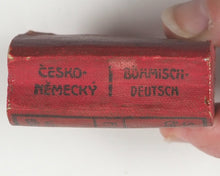 Load image into Gallery viewer, Autrata, František Václav. Kolibří Slovníček česko-německý- Liliput Wörterbuch böhmisch-deutsch. Printed by Th. Vents, p. s ro. Prague. 1913.