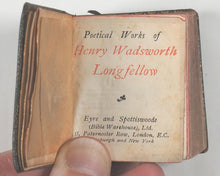 Load image into Gallery viewer, Longfellow, Henry Wadsworth. Poetical Works of Longfellow. Eyre & Spottiswoode. London. 1895.