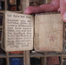 Load image into Gallery viewer, Muutamia Aiaturia ja Kutouria Jumalan Sanast (a selection of garden cuttings from the word of God). >>EARLY FINNISH MINIATURE BOOK<< Date: 1825