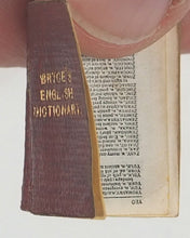 Load image into Gallery viewer, Smallest English Dictionary in the World. Bryce, David & Son. Glasgow. Circa 1900.