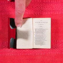Load image into Gallery viewer, Psalms of David in Metre, According to the Version Approved by the Church of Scotland, and appointed to be used in Worship. >>MINIATURE RUBY WALLET BOUND SCOTTISH PSALMS<< Publication Date: 1828 CONDITION: VERY GOOD