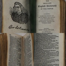 Load image into Gallery viewer, Smallest English Dictionary in the World. Comprising: besides the ordinary and newest words in the language, short explanations of a large number of scientific, philosophical, literary and technical terms. Publication Date: 1900. >>MINIATURE BOOK<<
