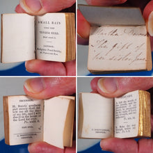 Load image into Gallery viewer, Small Rain Upon the Tender Herb Deut. xxxii. 2. Publication Date: 1830 Condition: Very Good. >>MINIATURE BOOK<<