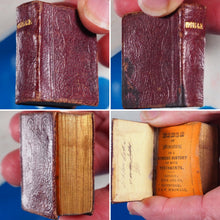 Load image into Gallery viewer, Bible in Miniature or a Concise History of both Testaments. >>MINIATURE BOOK/THUMB BIBLE<< Publication Date: 1845 Condition: Very Good