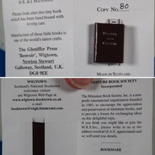 Load image into Gallery viewer, Hansel and Gretel. Andersen, Hans Christian. Publication Date: 1997 CONDITION: NEAR FINE>>MINIATURE BOOK<<