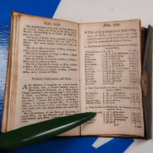 Load image into Gallery viewer, Rider's British Merlin : for the year of our Lord God 1752. Compiled for his Country's Benefit, by Cardanus Rider. Publication Date: 1752 Condition: Good