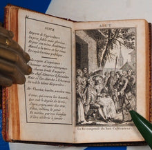 Load image into Gallery viewer, Etrennes du Sentiment, dediees aux ames bienfaisantes. A.P.D.R. >>SCARCE MINIATURE ALMANAC<< Publication Date: 1784 Condition: Very Good. >>MINIATURE BOOK<<