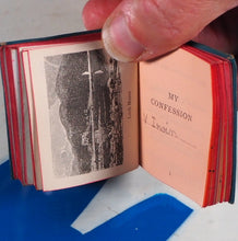 Load image into Gallery viewer, Thumb Confession Book. Publication Date: 1885 Condition: Very Good. >>MINIATURE BOOK<<