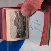 Load image into Gallery viewer, Thumb Confession Book. Publication Date: 1885 Condition: Very Good. >>MINIATURE BOOK<<
