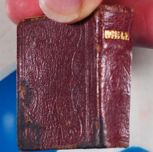 Load image into Gallery viewer, Bible in Miniature or a Concise History of both Testaments. >>MINIATURE BOOK/THUMB BIBLE<< Publication Date: 1845 Condition: Very Good