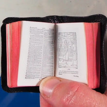 Load image into Gallery viewer, Holy Bible containing the Old and New Testaments.>>MINIATURE BOOK<< [MINIATURE COMPLETE HOLY BIBLE with SHAKESPEARE FAMILY RECORDS. Publication Date: 1919 Condition: Very Good.