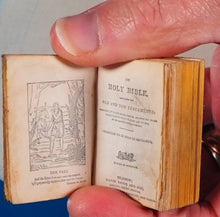 Load image into Gallery viewer, Holy Bible Containing The Old And New Testaments: Translated Out Of The Original Tongues >>MINIATURE BOOK<< Publication Date: 1901