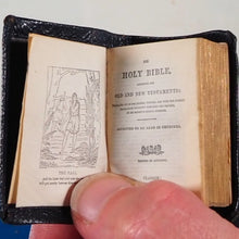 Load image into Gallery viewer, The Holy Bible Containing the Old and New Testaments Translated out of the Original Tongues.by His majesty's special command. Glasgow: David Bryce and Son. London, Henry Frowde, Oxford University Press Warehouse, Amen Corner.1896 >>MINIATURE BOOK<<